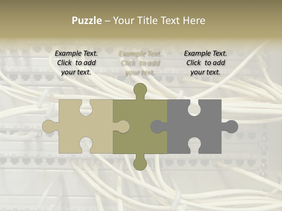 Networkcable Poster Server PowerPoint Template