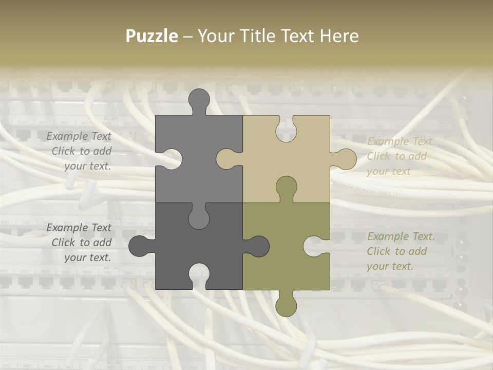 Networkcable Poster Server PowerPoint Template