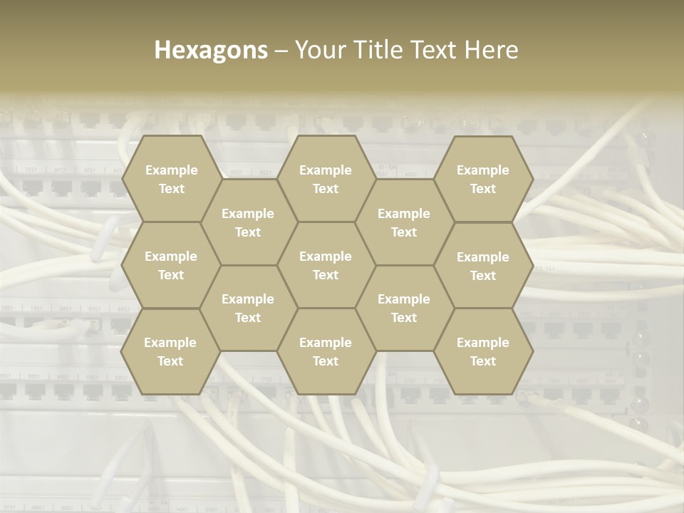 Networkcable Poster Server PowerPoint Template