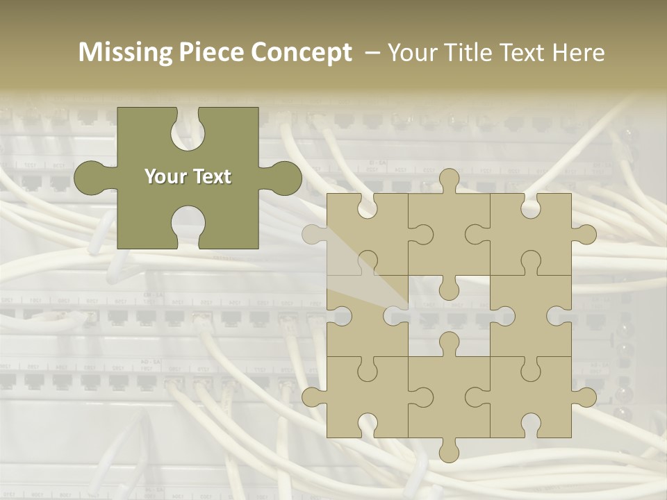 Networkcable Poster Server PowerPoint Template