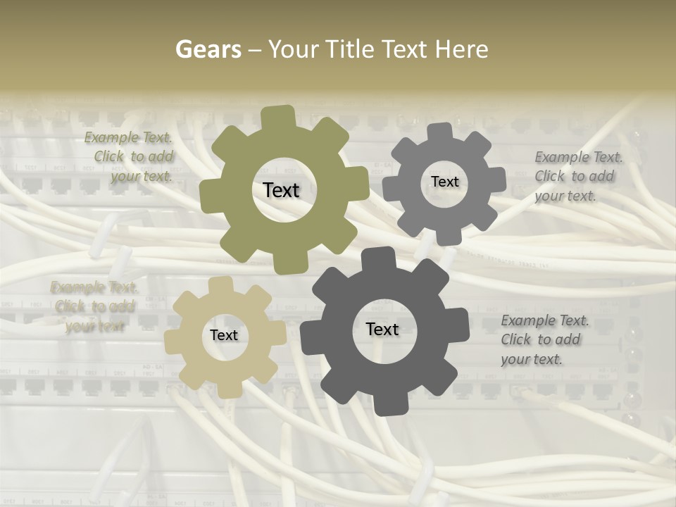 Networkcable Poster Server PowerPoint Template