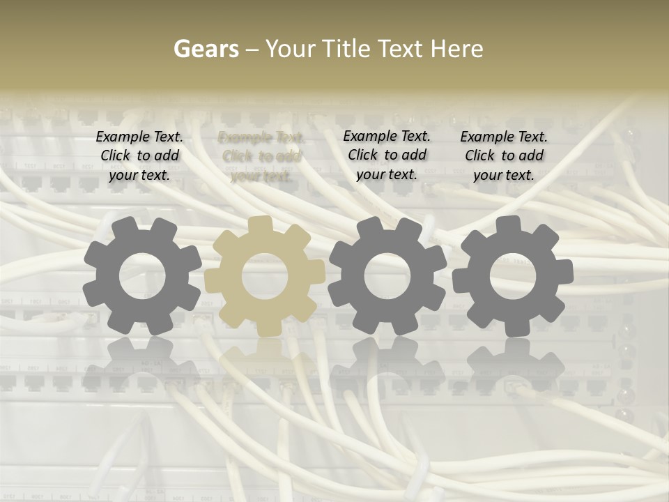 Networkcable Poster Server PowerPoint Template