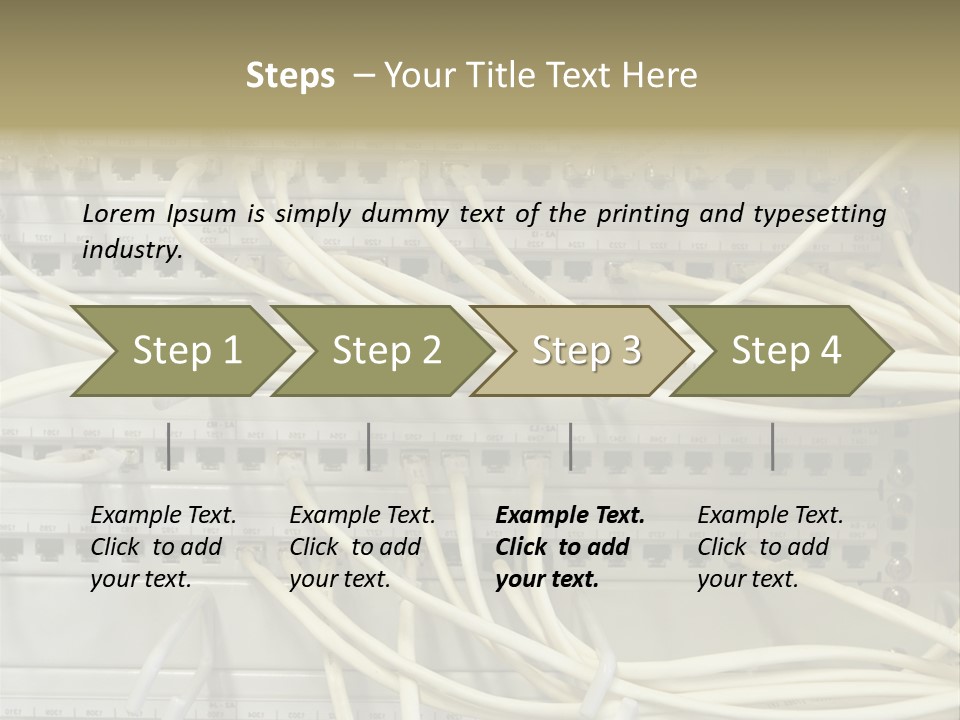 Networkcable Poster Server PowerPoint Template