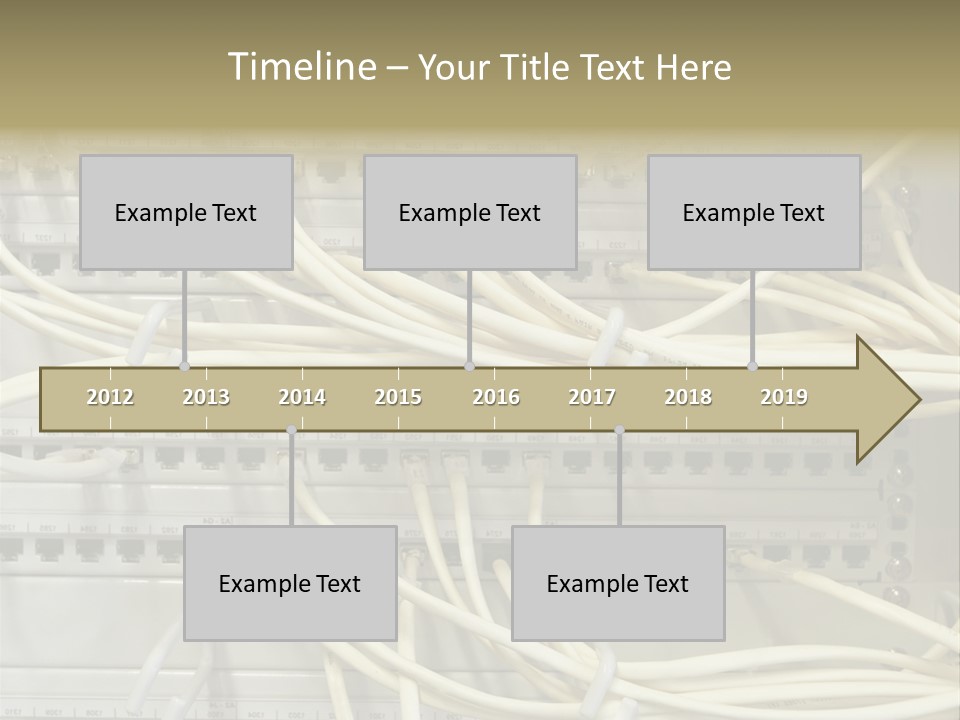 Networkcable Poster Server PowerPoint Template