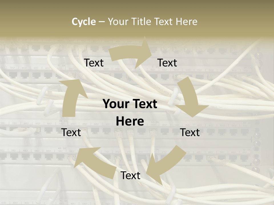 Networkcable Poster Server PowerPoint Template