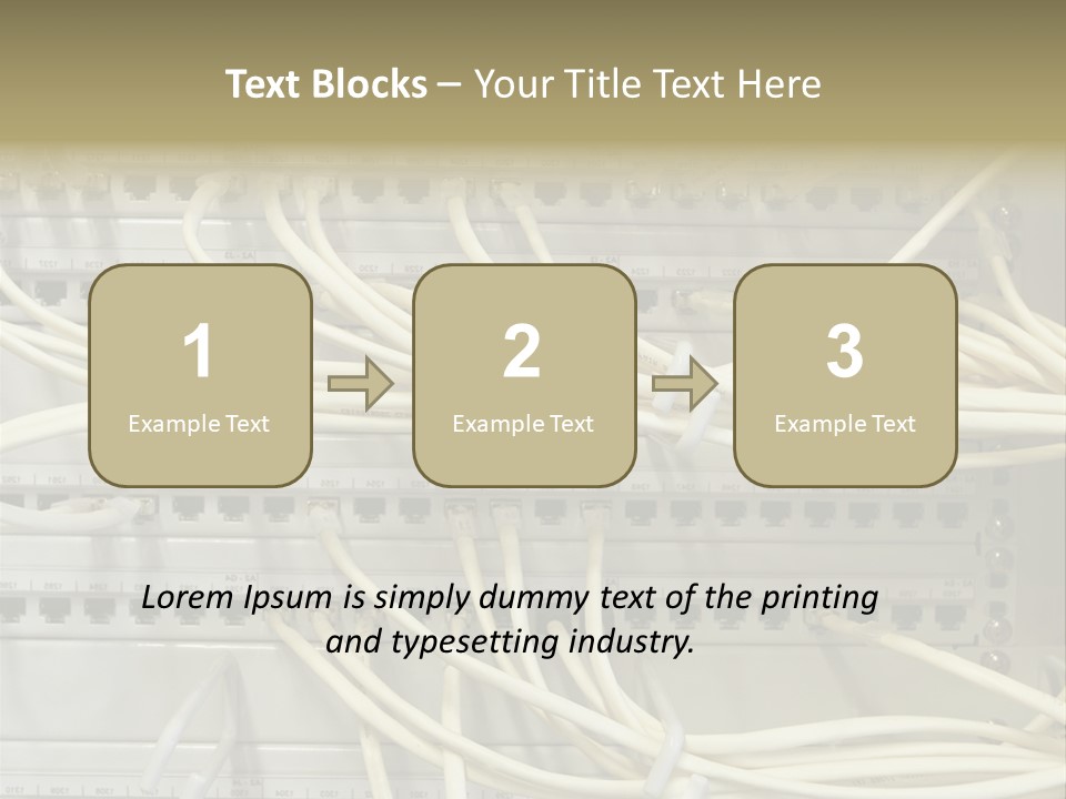 Networkcable Poster Server PowerPoint Template