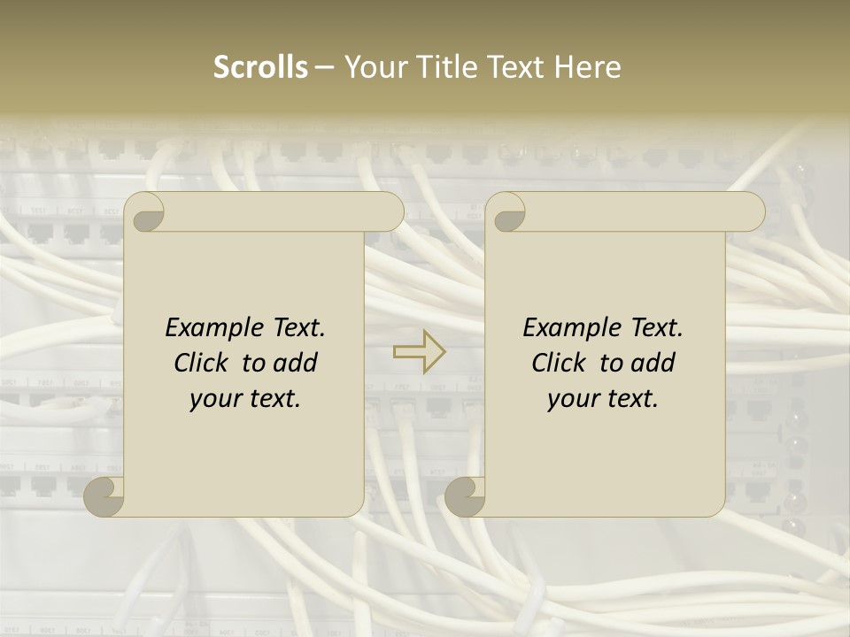 Networkcable Poster Server PowerPoint Template