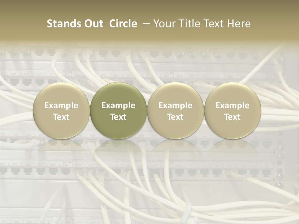 Networkcable Poster Server PowerPoint Template