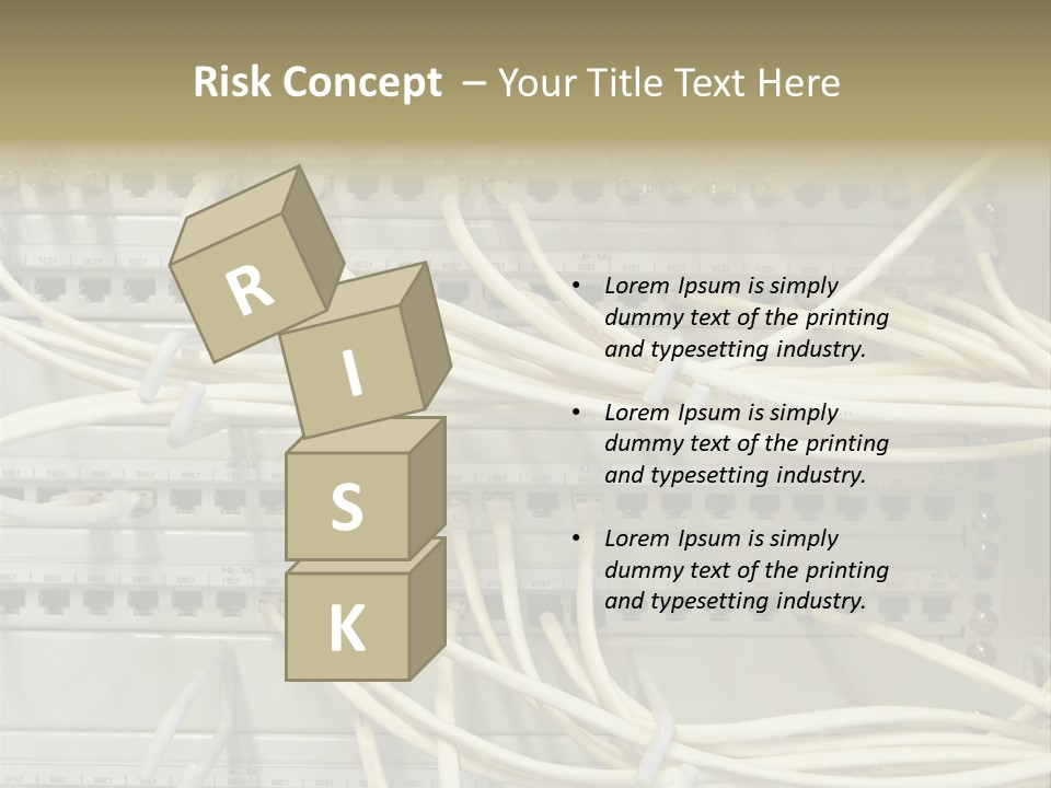 Networkcable Poster Server PowerPoint Template