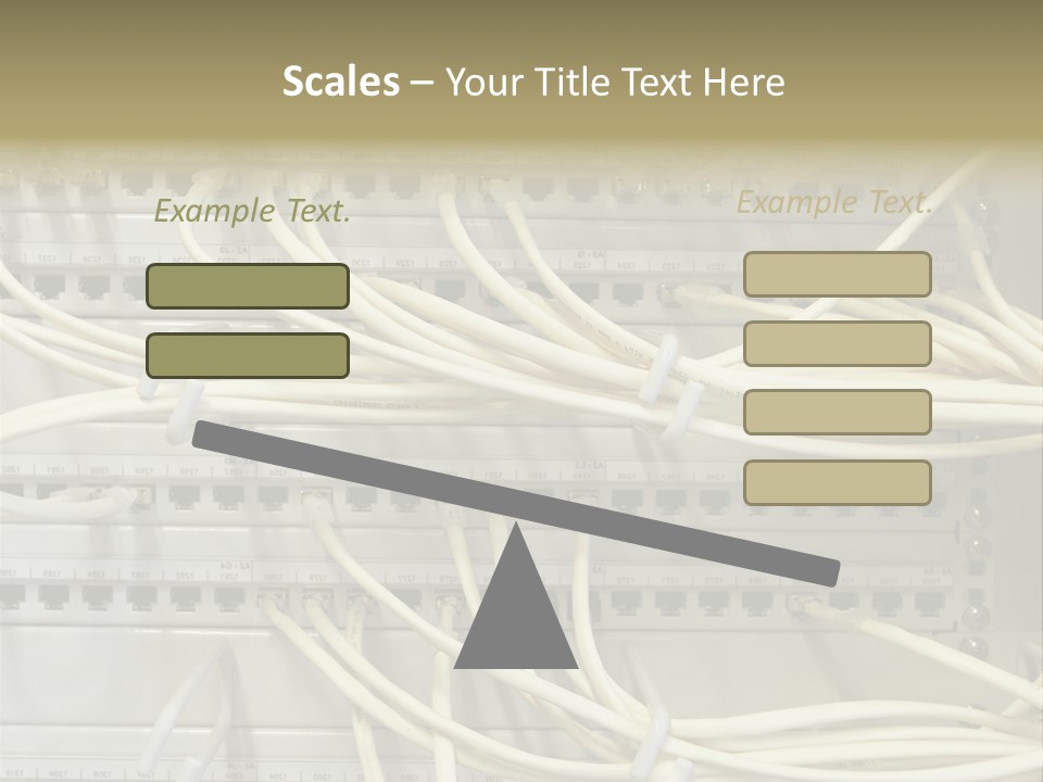 Networkcable Poster Server PowerPoint Template