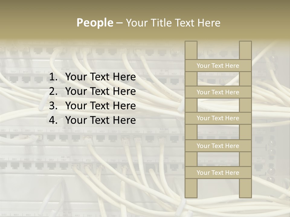Networkcable Poster Server PowerPoint Template