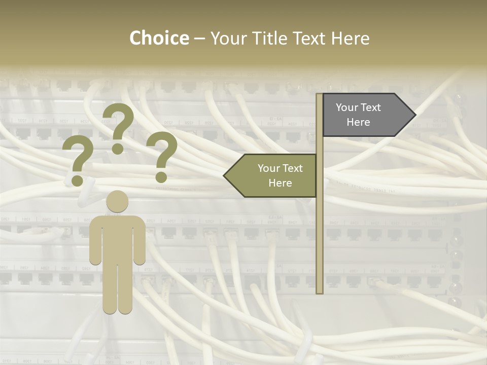 Networkcable Poster Server PowerPoint Template