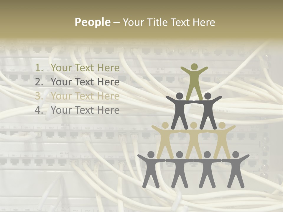 Networkcable Poster Server PowerPoint Template