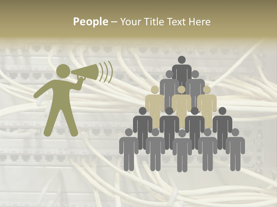 Networkcable Poster Server PowerPoint Template