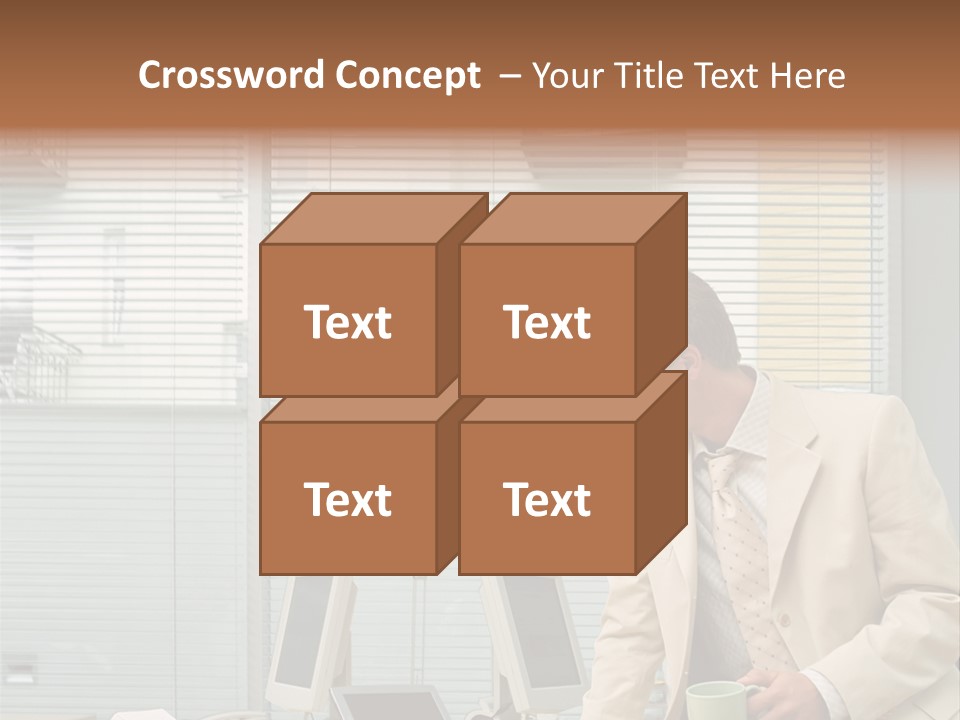 Stockphotos Clothed Officeinterior PowerPoint Template