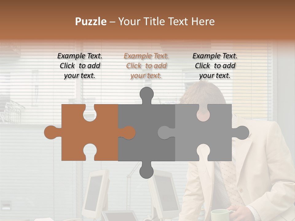 Stockphotos Clothed Officeinterior PowerPoint Template