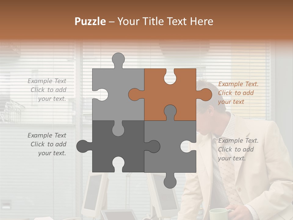 Stockphotos Clothed Officeinterior PowerPoint Template