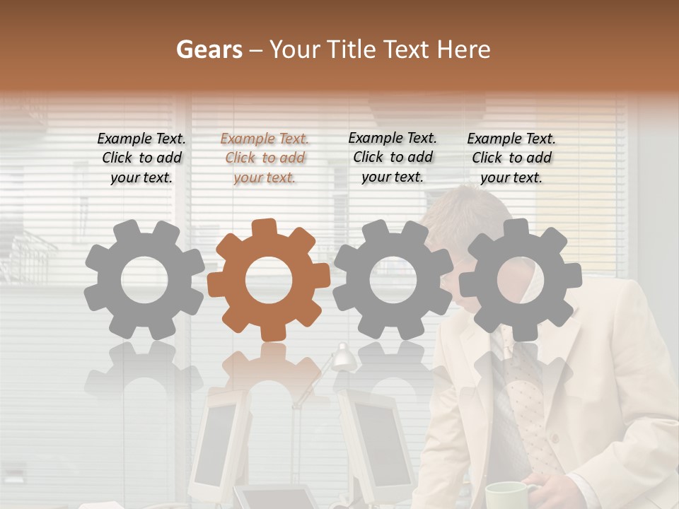 Stockphotos Clothed Officeinterior PowerPoint Template