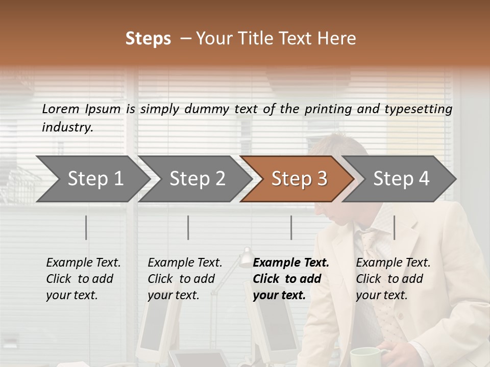 Stockphotos Clothed Officeinterior PowerPoint Template