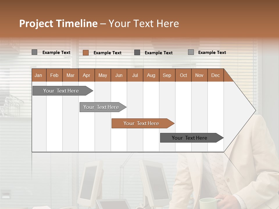 Stockphotos Clothed Officeinterior PowerPoint Template
