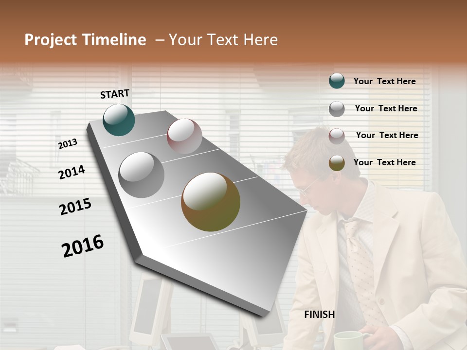 Stockphotos Clothed Officeinterior PowerPoint Template