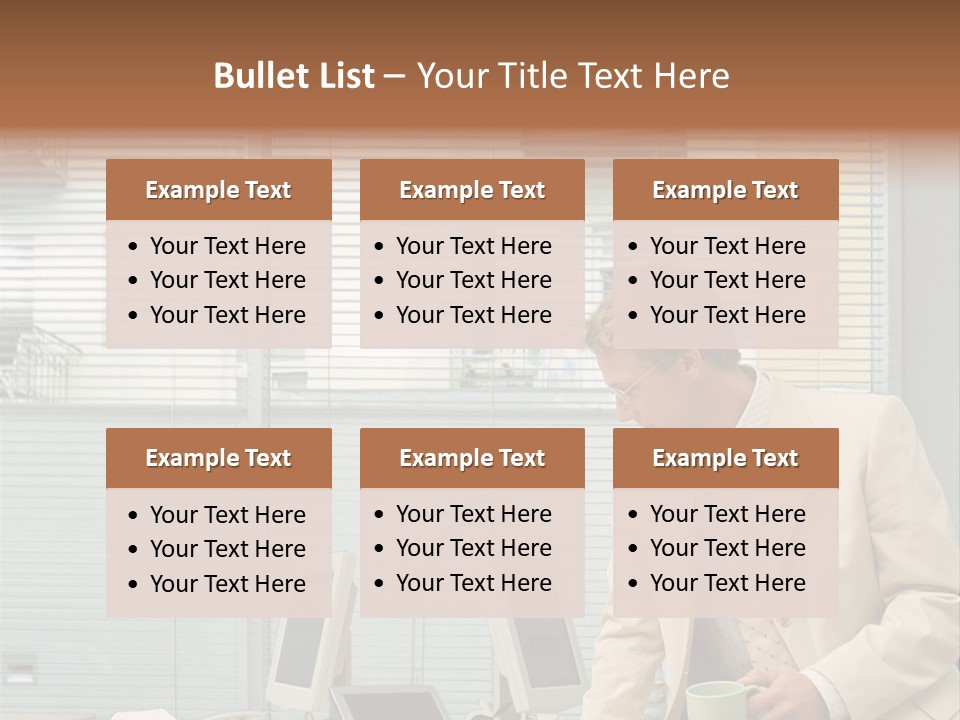 Stockphotos Clothed Officeinterior PowerPoint Template