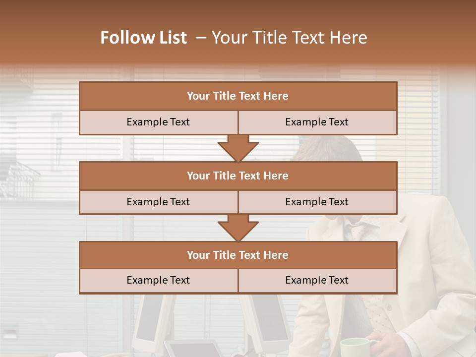 Stockphotos Clothed Officeinterior PowerPoint Template
