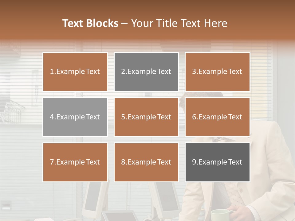 Stockphotos Clothed Officeinterior PowerPoint Template