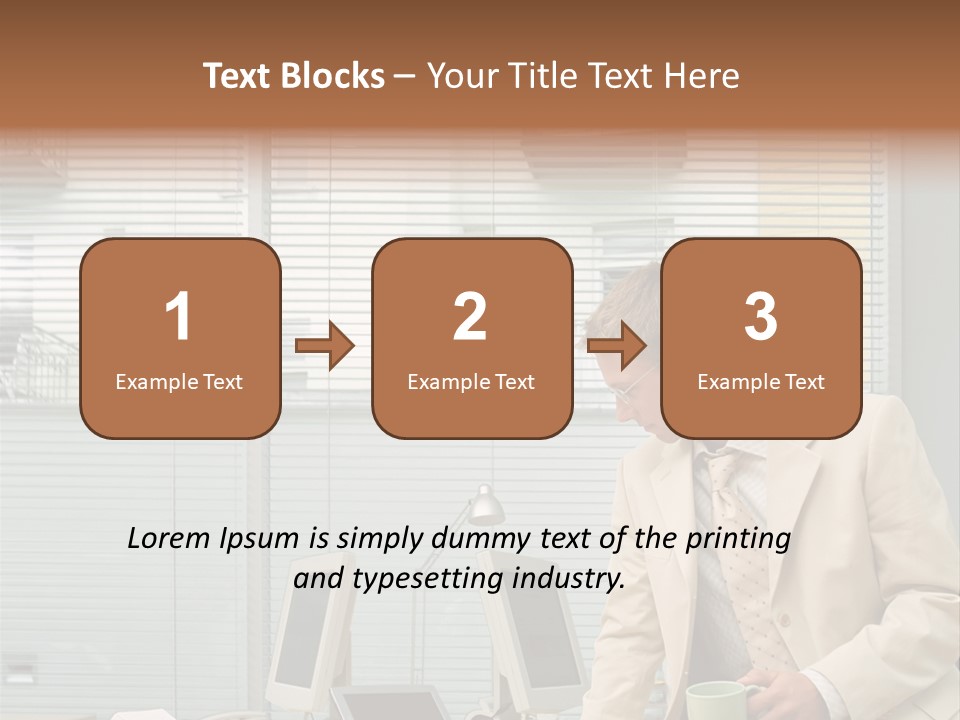 Stockphotos Clothed Officeinterior PowerPoint Template