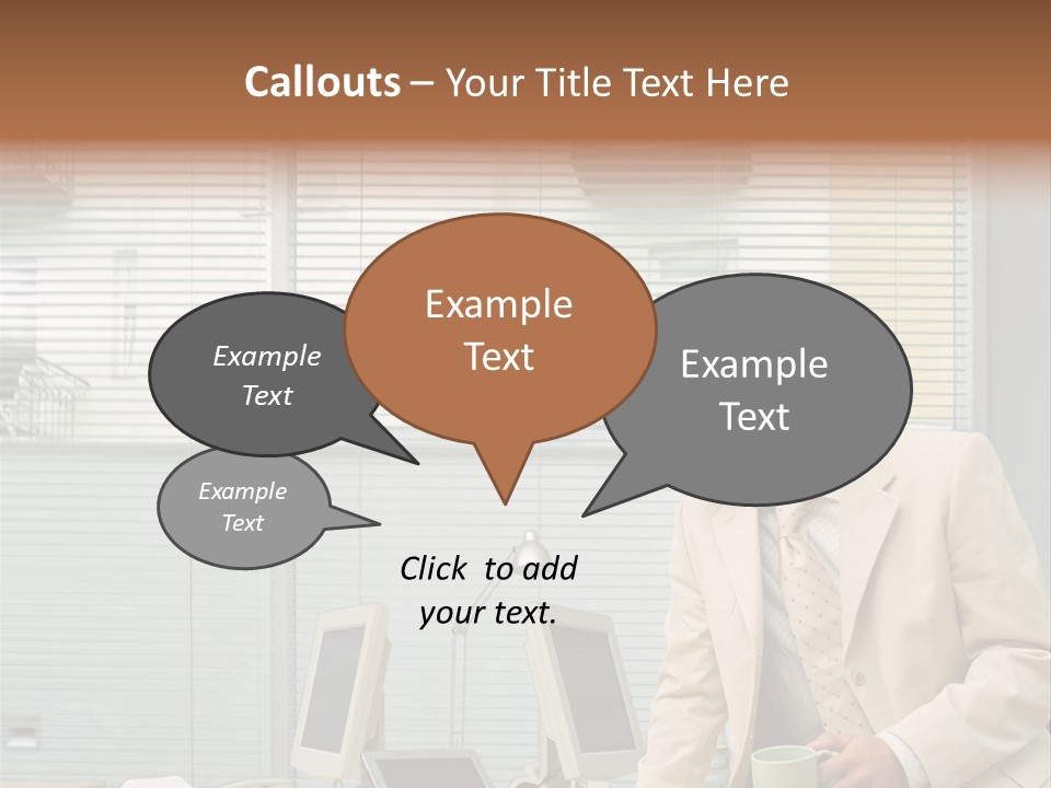 Stockphotos Clothed Officeinterior PowerPoint Template