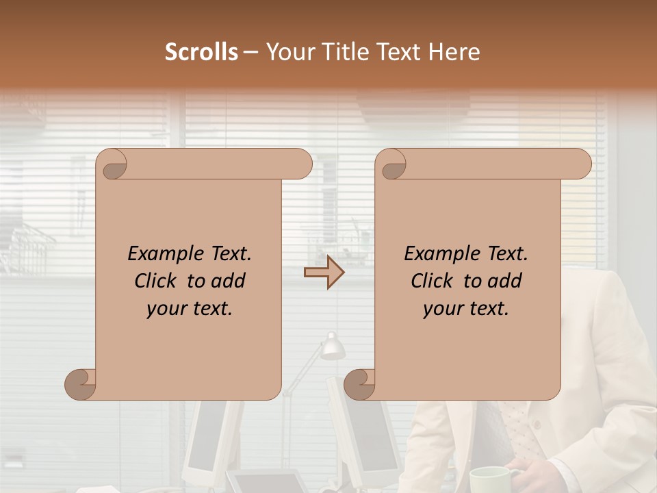 Stockphotos Clothed Officeinterior PowerPoint Template