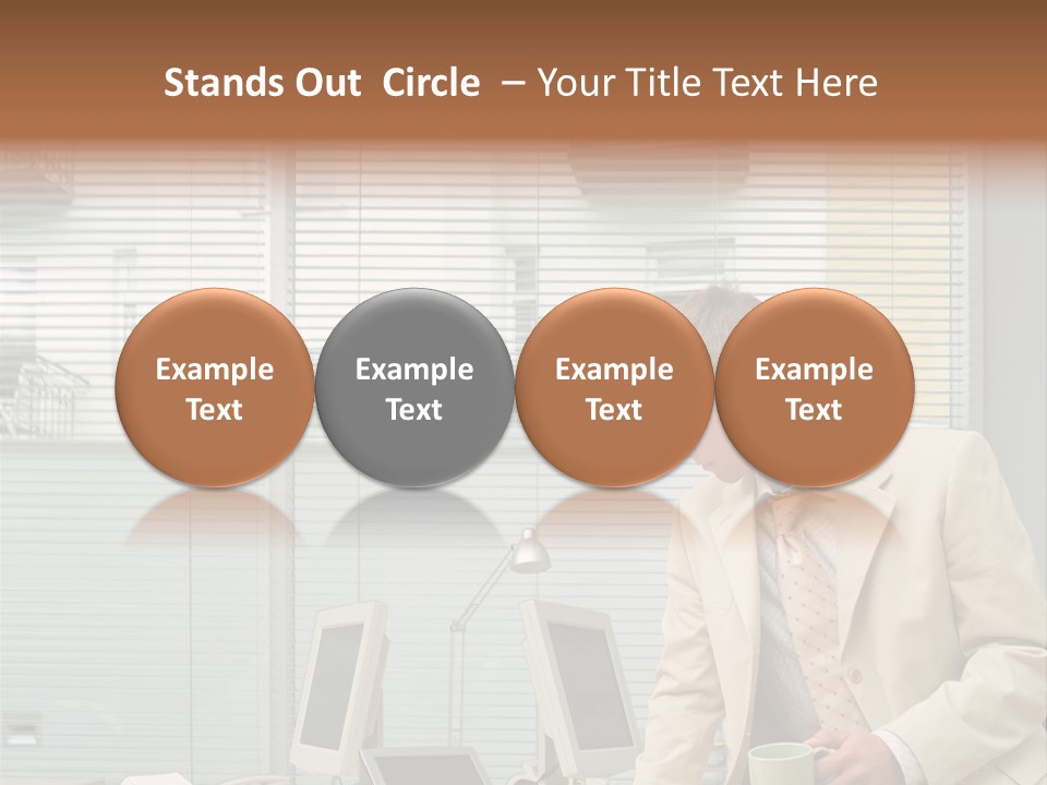 Stockphotos Clothed Officeinterior PowerPoint Template