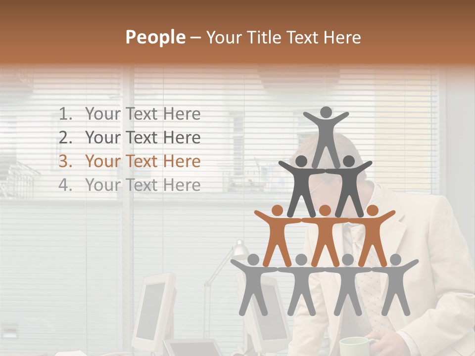 Stockphotos Clothed Officeinterior PowerPoint Template