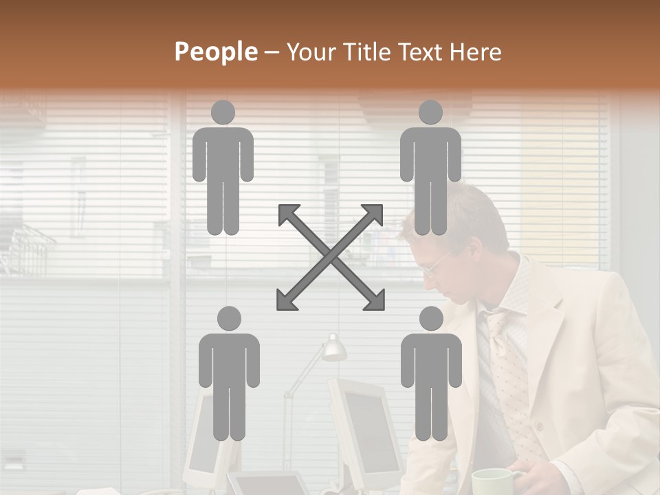 Stockphotos Clothed Officeinterior PowerPoint Template