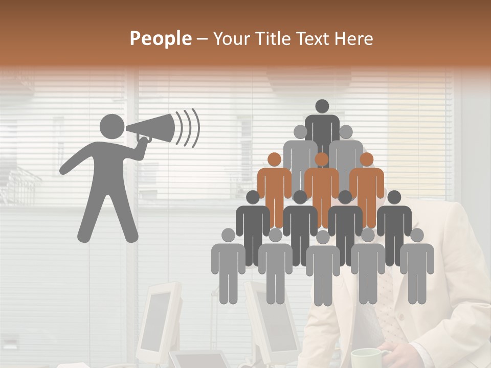 Stockphotos Clothed Officeinterior PowerPoint Template