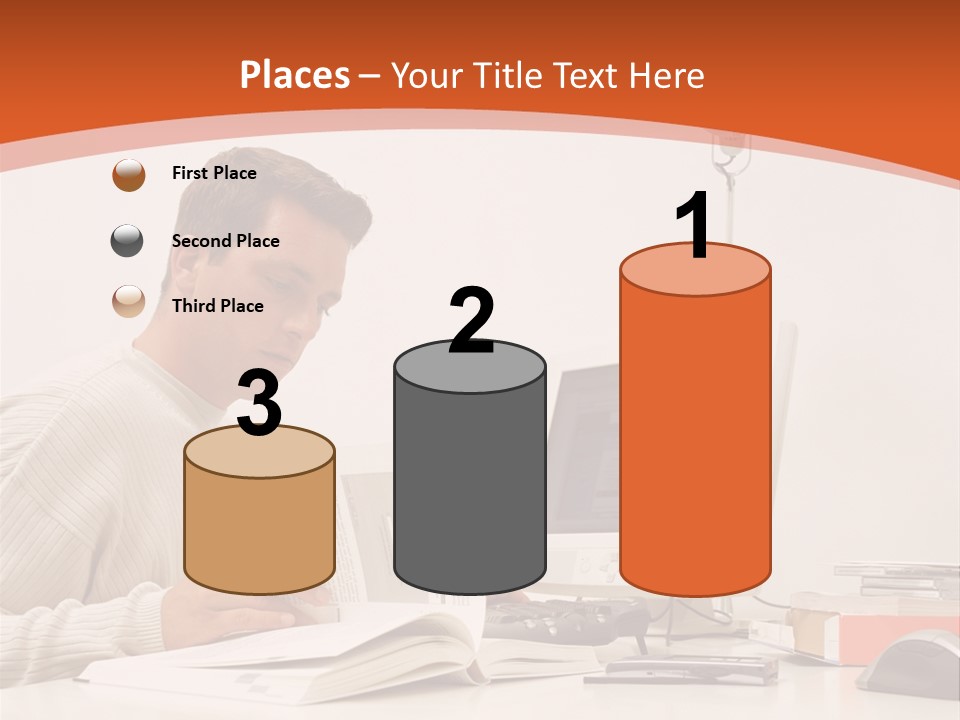 Stockphotograph Concentration Working PowerPoint Template