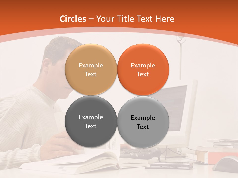 Stockphotograph Concentration Working PowerPoint Template