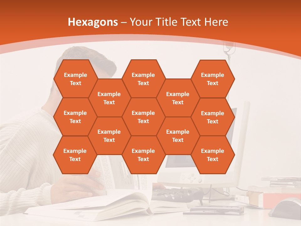 Stockphotograph Concentration Working PowerPoint Template