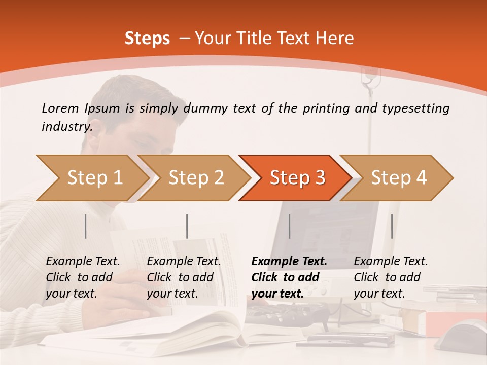 Stockphotograph Concentration Working PowerPoint Template