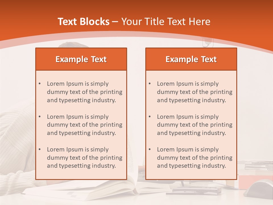 Stockphotograph Concentration Working PowerPoint Template