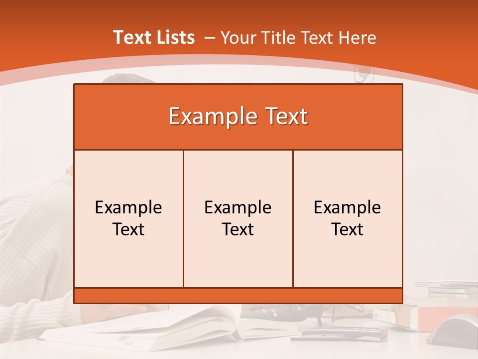 Stockphotograph Concentration Working PowerPoint Template