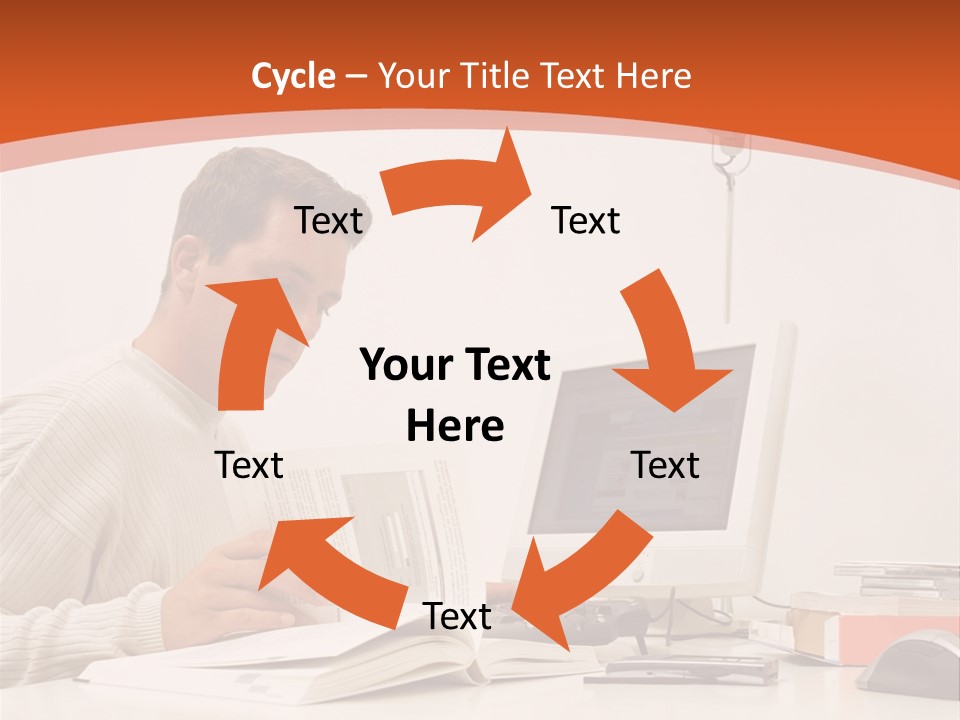 Stockphotograph Concentration Working PowerPoint Template