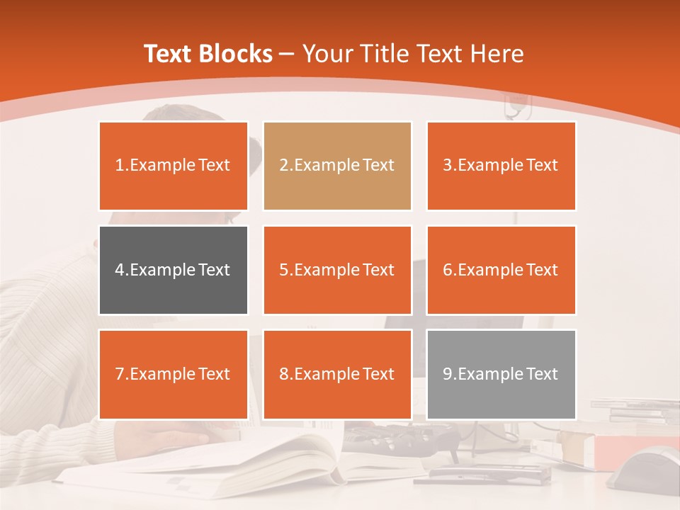 Stockphotograph Concentration Working PowerPoint Template