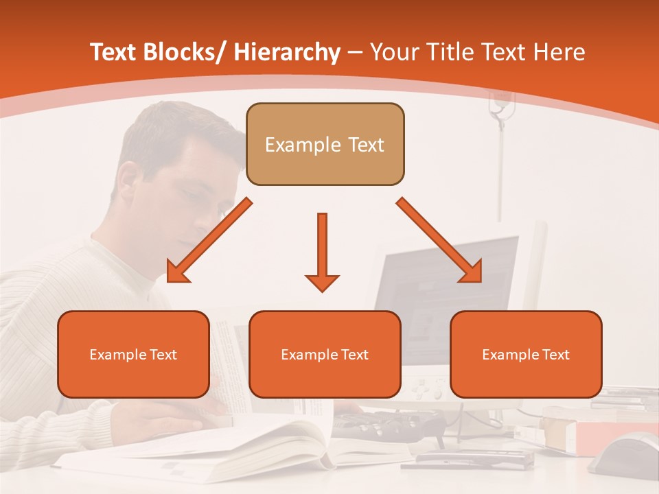 Stockphotograph Concentration Working PowerPoint Template