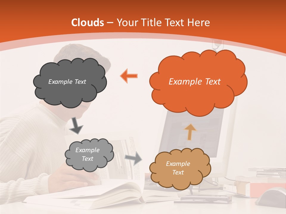 Stockphotograph Concentration Working PowerPoint Template