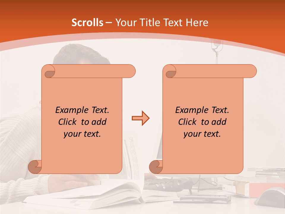 Stockphotograph Concentration Working PowerPoint Template