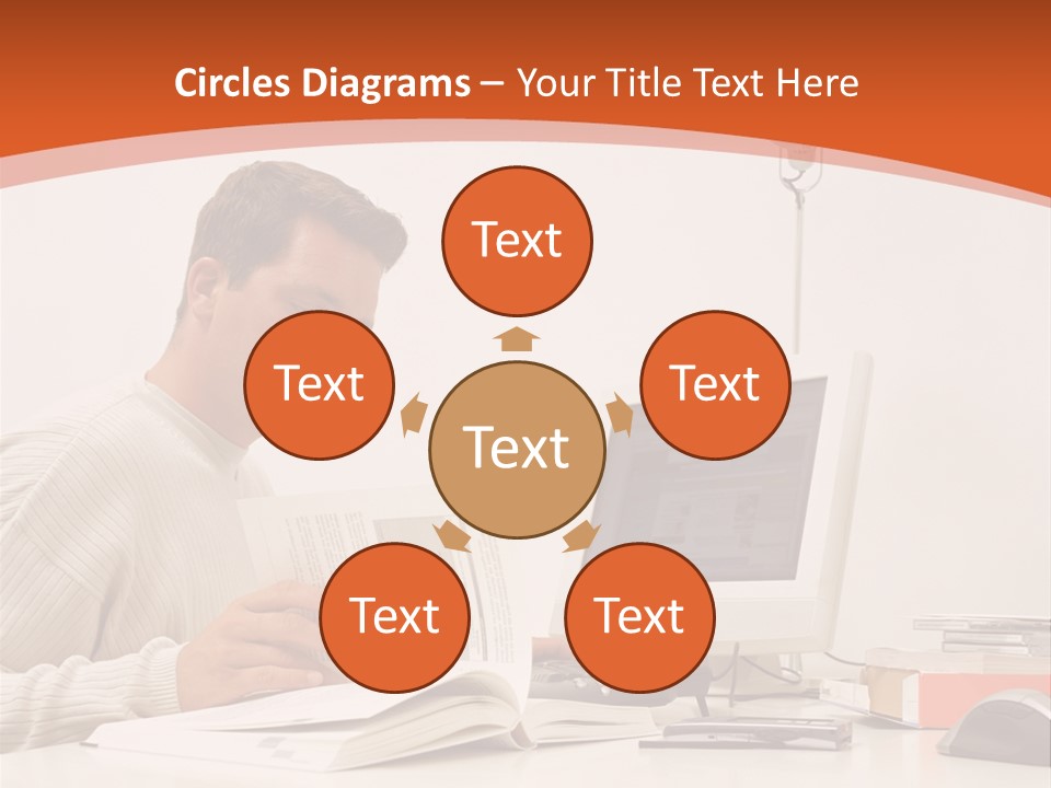 Stockphotograph Concentration Working PowerPoint Template