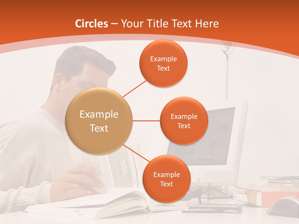 Stockphotograph Concentration Working PowerPoint Template