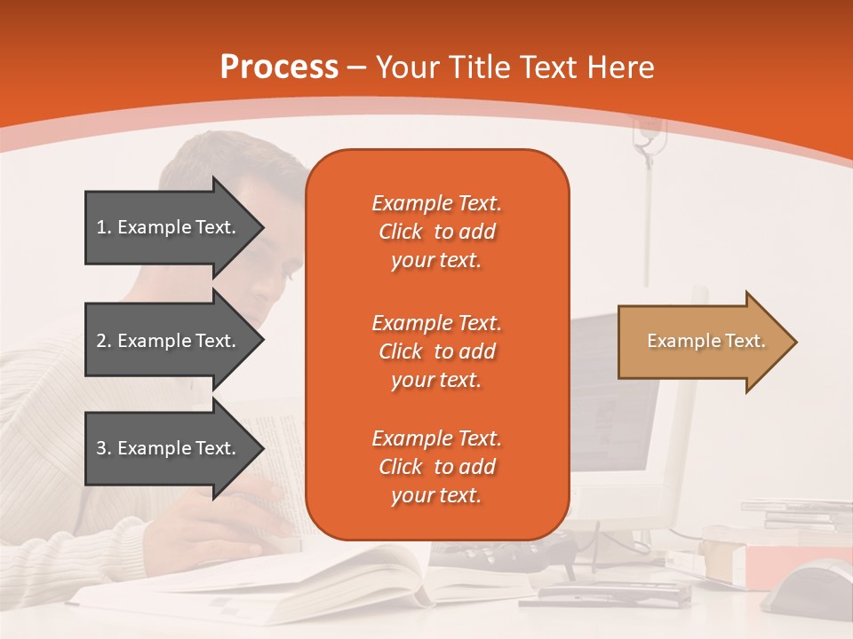 Stockphotograph Concentration Working PowerPoint Template