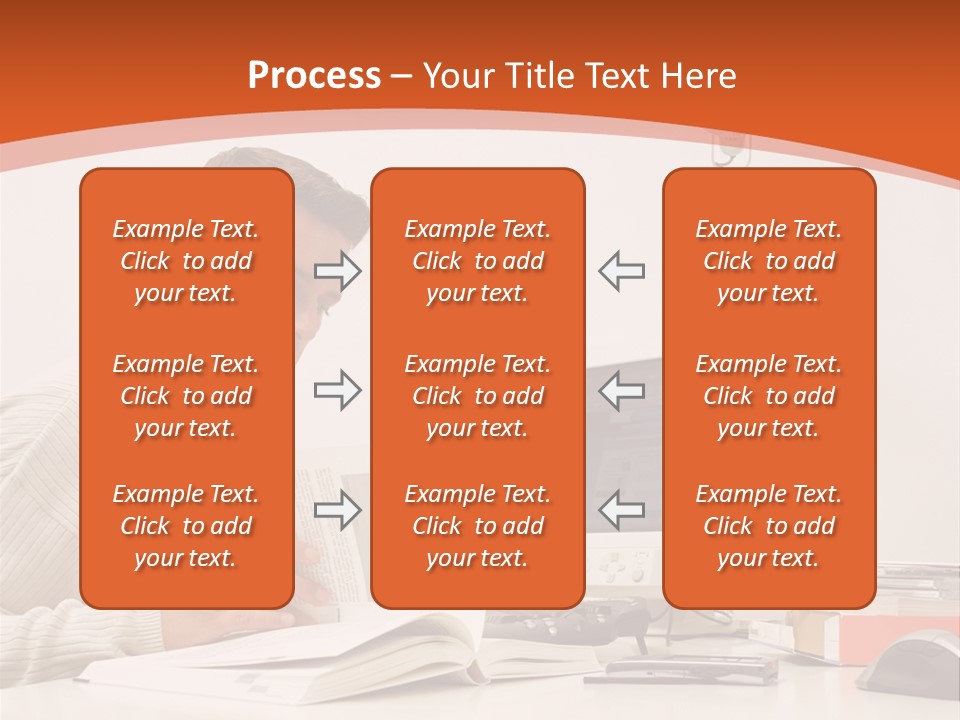 Stockphotograph Concentration Working PowerPoint Template